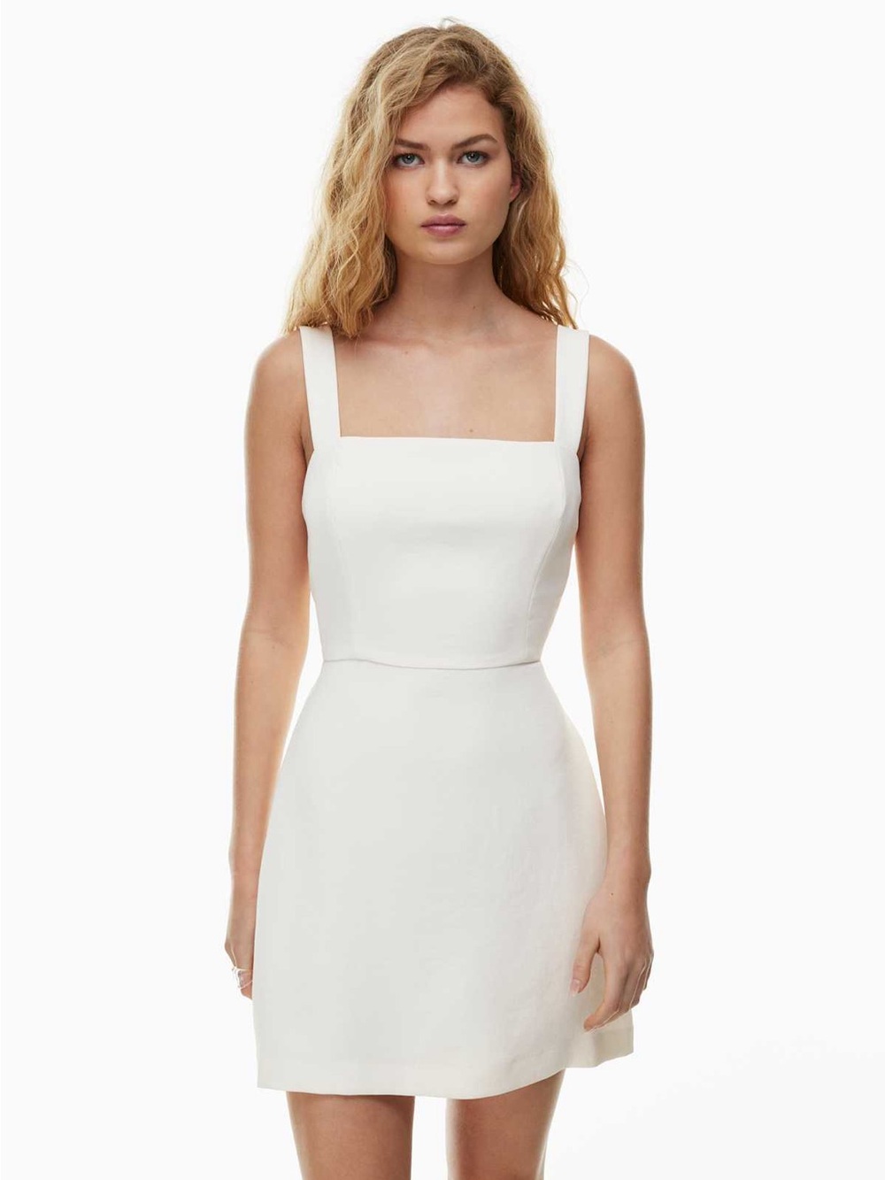 Wilfred White Aperture Tie-Back Dress from Aritzia